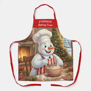 Tablier Aire de cuisson Snowman Holiday