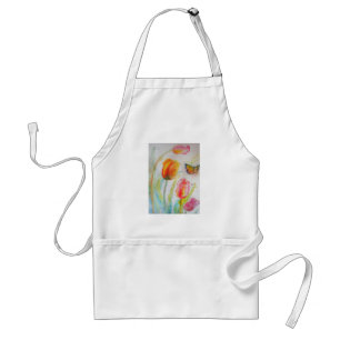 Tablier Aire d'eau Tulip Fleur Floral Art Cuisine Apron
