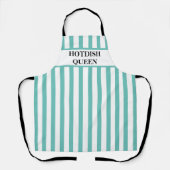 Tablier Aire d'impression tout-en-plan Aqua Stripe Hotdish (Recto)