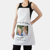 Tablier Aire photo de mon grand-père et moi (Insitu)