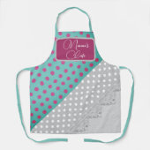 Tablier Aire Polka Dot Personnalisée (Recto)