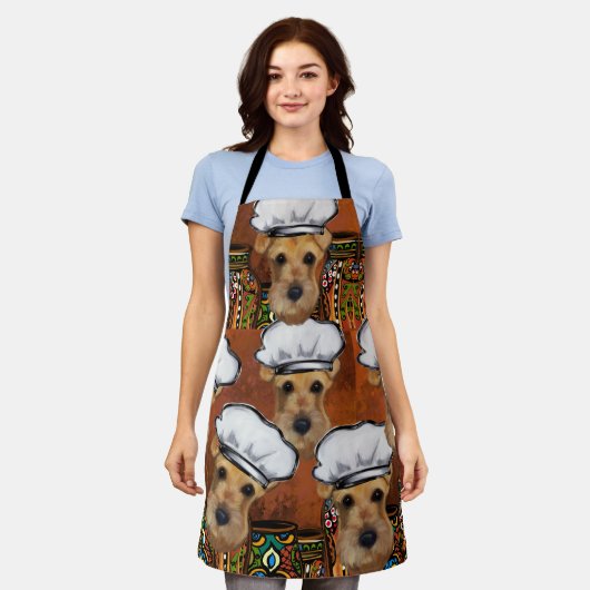 Tablier Airedale Terrier (Porté)