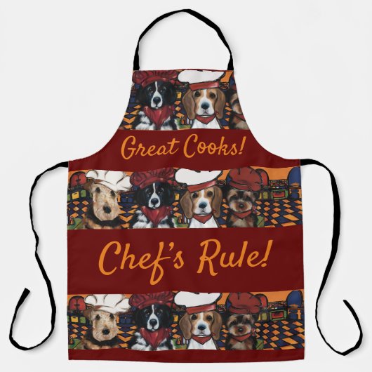 Tablier Airedale Terrier (Recto)