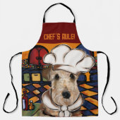 Tablier Airedale Terrier (Recto)