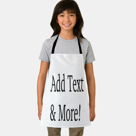 Tablier Ajouter du texte et plus ! Customisez votre propre (Insitu)