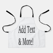 Tablier Ajouter du texte et plus ! Customisez votre propre (Recto)