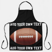 Tablier Ajouter du texte sur l'oreiller de football (Recto)