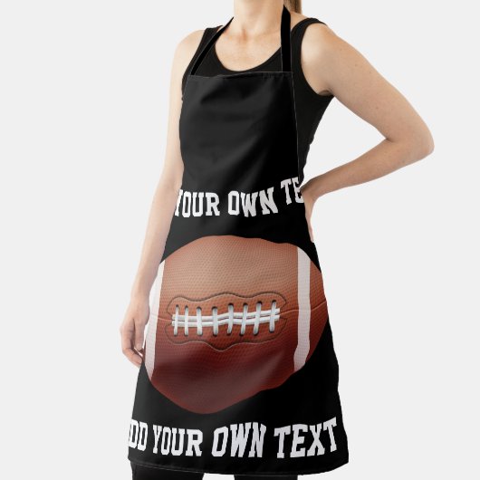 Tablier Ajouter du texte sur l'oreiller de football (Insitu)