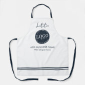 Tablier Ajouter le logo de l'entreprise fleuriste Nom de l (Recto)