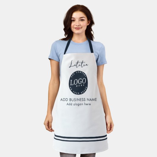 Tablier Ajouter le logo de l'entreprise fleuriste Nom de l (Porté)