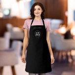 Tablier Ajouter Logo Employé Moderne Minimaliste Couleur p<br><div class="desc">Tablier personnalisé que vous pouvez ajouter votre logo et le nom de votre employé dans une police moderne tendance contre une couleur arrière - plan modifiable (cliquez sur le bouton "modifier" et changer de couleur arrière - plan). Vous pouvez même changer la couleur de la sangle (accessible sur la page...</div>