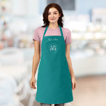 Tablier Ajouter Logo Employé Script Moderne Couleur person<br><div class="desc">Tablier personnalisé que vous pouvez ajouter votre logo et le nom de votre employé dans un script moderne tendance contre une couleur arrière - plan modifiable (cliquez sur "modifier" bouton et changer de couleur arrière - plan). Vous pouvez même changer la couleur de la sangle (accessible sur la page du...</div>