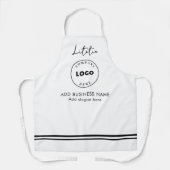 Tablier Ajouter un logo d'entreprise Nom du personnel Salo (Recto)