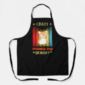 Tablier Ajouter un nom Modifier le texte Crazy Guinée Pig  (Recto)