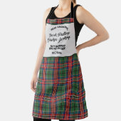 Tablier Ajouter Votre Nom Clan MacCulloch Tartan Plaid Mot (Insitu)