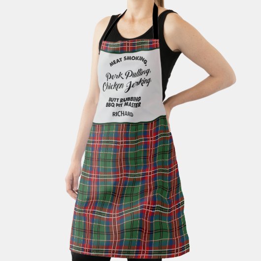 Tablier Ajouter Votre Nom Clan MacCulloch Tartan Plaid Mot (Insitu)