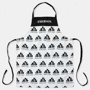 Tablier Ajouter votre nom de Motif de logo