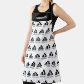 Tablier Ajouter votre nom de Motif de logo (Insitu)