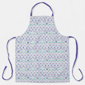 Tablier Ajouter votre nom| Motif mexicain d'art folkloriqu (Recto)