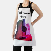 Tablier Ajouter votre nom texte brun acoustique guitare éd (Insitu)