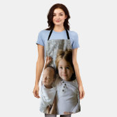 Tablier Ajouter votre propre photo personnalisée (Porté)