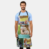 Tablier Ajouter votre propre texte et photos (Porté)