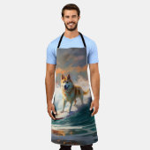 Tablier Akita Beach Surf Peinture (Porté)