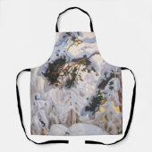 Tablier Akseli Gallen-Kallela - Forêt en hiver (Recto)