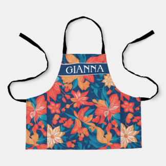 Tablier Alabai géométrique coloré Motif personnalisé