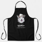 Tablier Alaskan husky King of the Kitchen Cuisine Chien Ch (Recto)