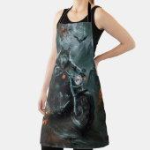 Tablier Alaskan Malamute équitation moto Halloween effraya (Insitu)