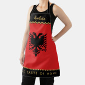Tablier Albanie Chefs Apron, Drapeau albanais (Insitu)