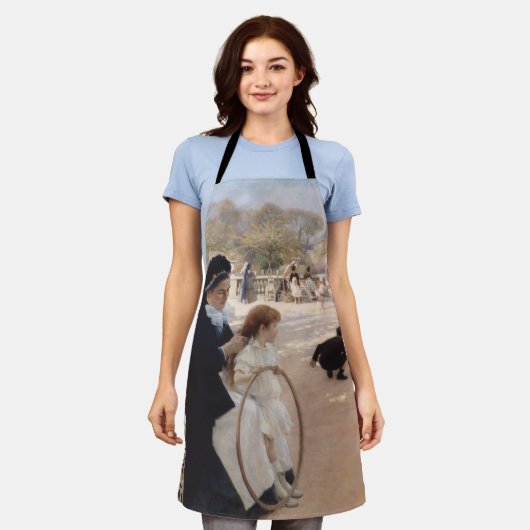 Tablier Albert Edelfeel - Jardins du Luxembourg, Paris (Porté)