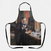 Tablier Albert Edelfeue - Portrait de Louis Pasteur (Recto)