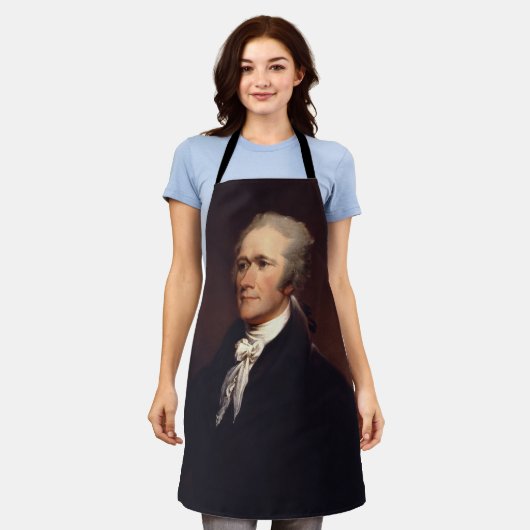 Tablier Alexander Hamilton : père fondateur des États-Unis (Porté)