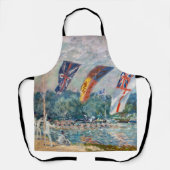 Tablier Alfred Sisley - Regatta à Molesey (Recto)