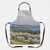 Tablier Alfred Sisley - Terrasse à Saint-Germain, Printemp (Recto)