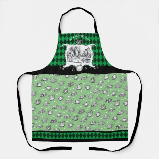TABLIER ALICE EN WONDERLAND APRON (Recto)