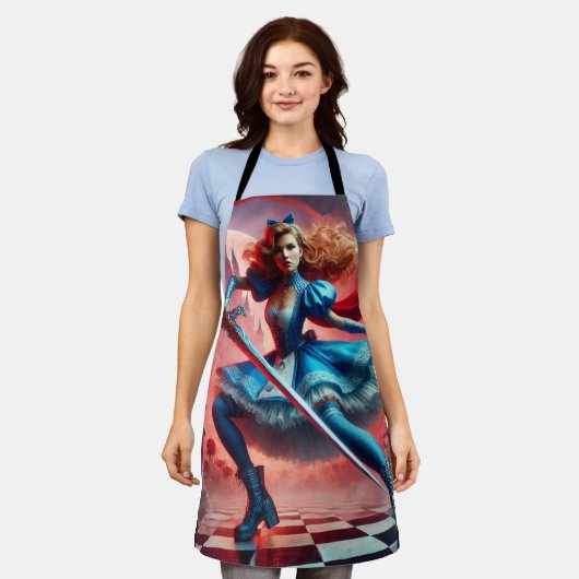 Tablier Alice in Wonderland Inspired (Porté)