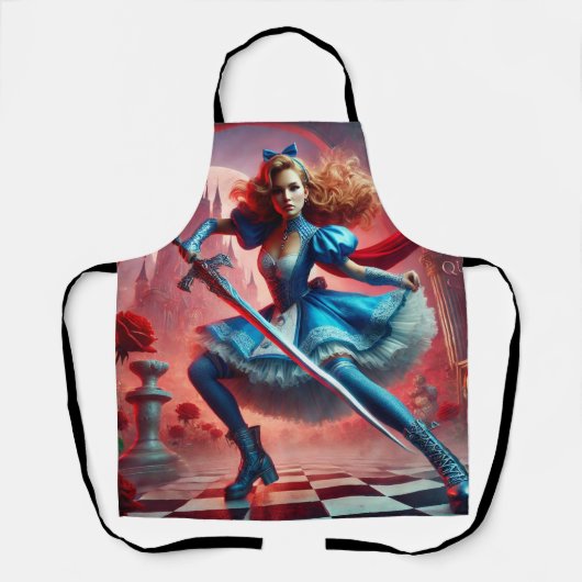 Tablier Alice in Wonderland Inspired (Recto)