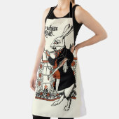 Tablier Alice Lapin Blanc Classique Wonderland (Insitu)
