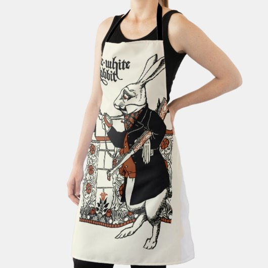 Tablier Alice White Rabbit Classic Wonderland (Insitu)