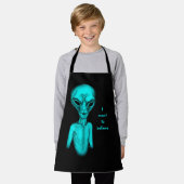 Tablier Alien, je veux croire (Porté)