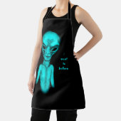 Tablier Alien, je veux croire (Insitu)