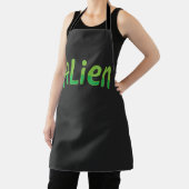 Tablier Alien Mignon Espiègle Espace Alien Typographie Ver (Insitu)