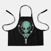 Tablier Alien Peeping (Recto)
