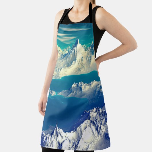 Tablier Alien Planet - 3D ed Computer Artwork. Rochers et (Insitu)