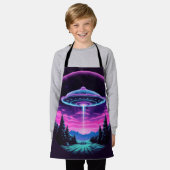 Tablier Alien vaisseau spatial rétro futuriste (Porté)