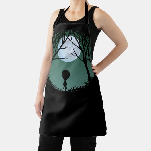 Tablier Aliens Aprons Cute Cute Alien Kitchenette Cadeaux (Insitu)