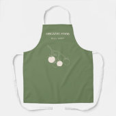 Tablier Alimentation écologique moderne (Recto)